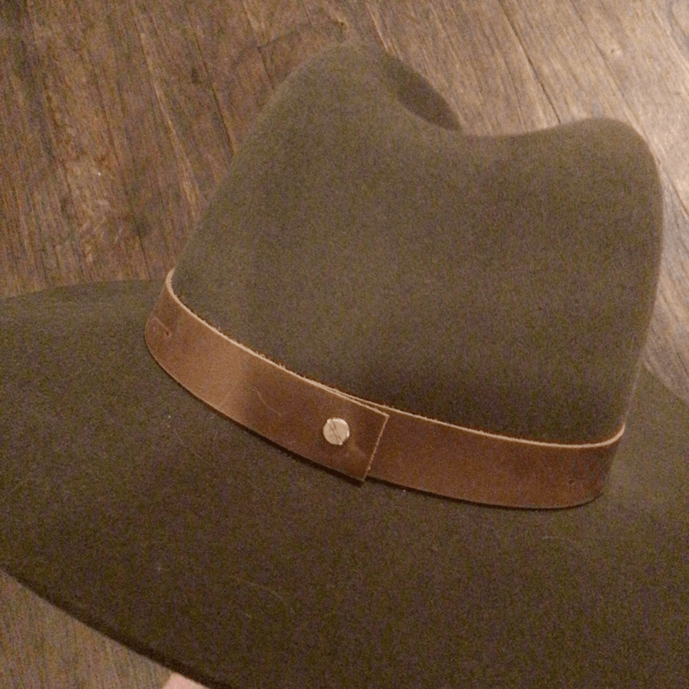 NEW!Wyeth Rustic green Rancher hat - Picture 7 of 7